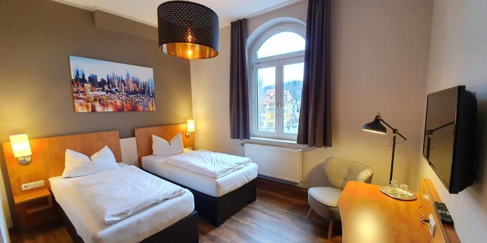 Hotel Friedensbruecke グライツ エクステリア 写真